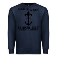 Navy cajun navy Premium Sweatshirt - artisFamous