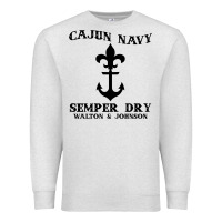 Oatmeal Heather cajun navy Premium Sweatshirt - artisFamous