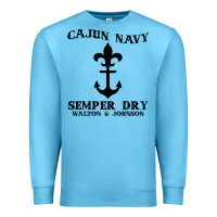 Ocean Blue cajun navy Premium Sweatshirt - artisFamous