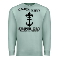 Seafoam cajun navy Premium Sweatshirt - artisFamous