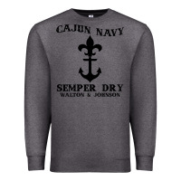 Charcoal Heather cajun navy Premium Sweatshirt - artisFamous