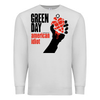 Dove Grey american idiot Premium Sweatshirt - artisFamous