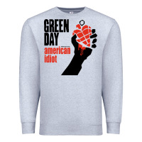 Heather Grey american idiot Premium Sweatshirt - artisFamous