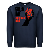 Navy american idiot Premium Sweatshirt - artisFamous