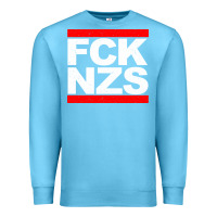 Ocean Blue fck nzs Premium Sweatshirt - artisFamous