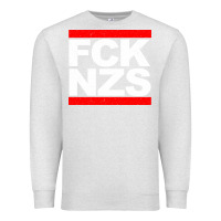 Oatmeal Heather fck nzs Premium Sweatshirt - artisFamous