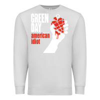 Dove Grey american idiot Premium Sweatshirt - artisFamous