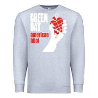 Heather Grey american idiot Premium Sweatshirt - artisFamous