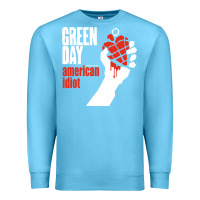 Ocean Blue american idiot Premium Sweatshirt - artisFamous