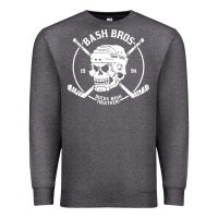 Charcoal Heather bash bros Premium Sweatshirt - artisFamous