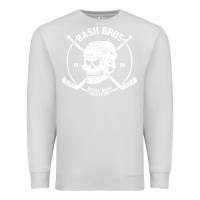 Dove Grey bash bros Premium Sweatshirt - artisFamous