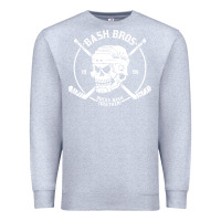 Heather Grey bash bros Premium Sweatshirt - artisFamous