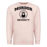 Pale Pink mordor university Premium Sweatshirt - artisFamous