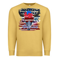 Antique Gold bull skull america Premium Sweatshirt - JahusDesignShop