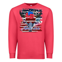 Cardinal bull skull america Premium Sweatshirt - JahusDesignShop