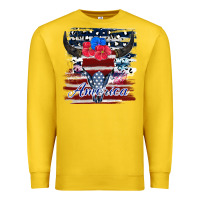Lemon bull skull america Premium Sweatshirt - JahusDesignShop