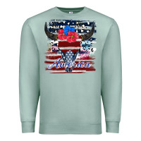 Seafoam bull skull america Premium Sweatshirt - JahusDesignShop