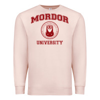 Pale Pink mordor university Premium Sweatshirt - artisFamous