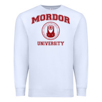White mordor university Premium Sweatshirt - artisFamous