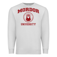 Dove Grey mordor university Premium Sweatshirt - artisFamous