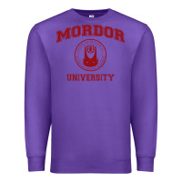 Purple mordor university Premium Sweatshirt - artisFamous