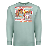 Seafoam wrong side of the river Premium Sweatshirt - artisFamous