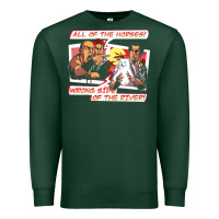 Sports Green wrong side of the river Premium Sweatshirt - artisFamous