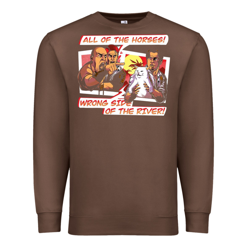 Wrong Side Of The River Premium Sweatshirt by artisFamous | Teevron