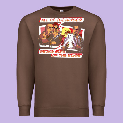 Wrong Side Of The River Premium Sweatshirt Designed By Artisfamous