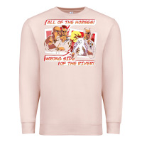 Pale Pink wrong side of the river Premium Sweatshirt - artisFamous