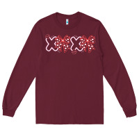 Burgundy You Are Lovey Long Sleeve Tee - CowhideDigitalArt