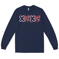 Navy You Are Lovey Long Sleeve Tee - CowhideDigitalArt