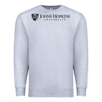 Heather Grey johns hopkins Premium Sweatshirt - artisFamous