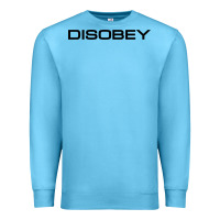 Ocean Blue disobey   t shirt Premium Sweatshirt - artisFamous
