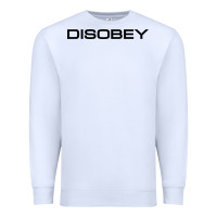 White disobey   t shirt Premium Sweatshirt - artisFamous