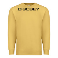 Antique Gold disobey   t shirt Premium Sweatshirt - artisFamous