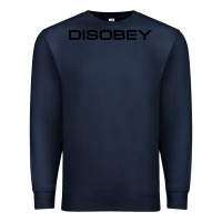 Navy disobey   t shirt Premium Sweatshirt - artisFamous