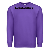 Purple disobey   t shirt Premium Sweatshirt - artisFamous