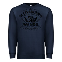 Navy ollivanders wands Premium Sweatshirt - artisFamous