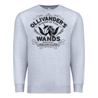 Heather Grey ollivanders wands Premium Sweatshirt - artisFamous