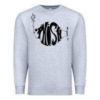 Heather Grey p hish Premium Sweatshirt - artisFamous