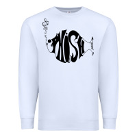White p hish Premium Sweatshirt - artisFamous