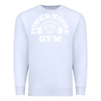 White power house gym fitness Premium Sweatshirt - artisFamous