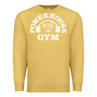 Antique Gold power house gym fitness Premium Sweatshirt - artisFamous