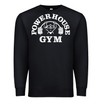 Black power house gym fitness Premium Sweatshirt - artisFamous