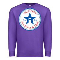 Purple time lords chucks Premium Sweatshirt - artisFamous