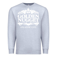 Heather Grey atlantic city golden nugget Premium Sweatshirt - artisFamous