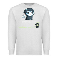 Oatmeal Heather i'm harmless, i swear Premium Sweatshirt - artisFamous