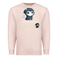 Pale Pink i'm harmless, i swear Premium Sweatshirt - artisFamous