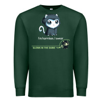 Sports Green i'm harmless, i swear Premium Sweatshirt - artisFamous